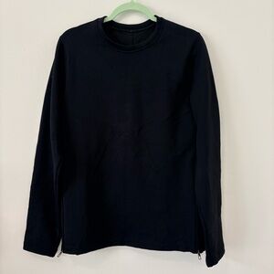 Lululemon Cold Weather Run Crew Long Sleeve Black Sz S EUC